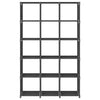 15 kuution esittelyhylly harmaa 103x30x175,5 cm kangas