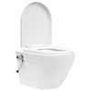 Seinäkiinnitettävä WC piilotetulla säiliöllä keraami valkoinen