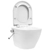 Seinäkiinnitettävä WC piilotetulla säiliöllä keraami valkoinen