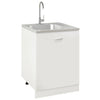 Tiskiallas viemärisarjalla hopea 600x600x155 mm ruostum. teräs