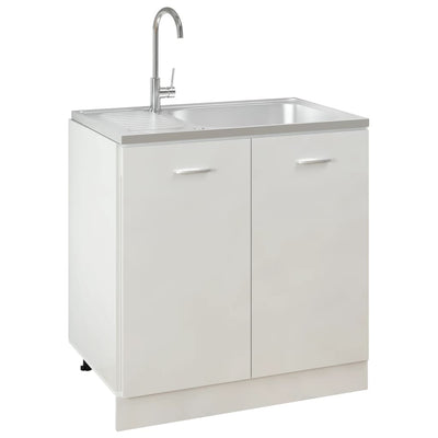 Tiskiallas viemärisarjalla hopea 800x500x155 mm ruostum. teräs