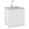 Tiskiallas viemärisarjalla hopea 800x600x155 mm ruostum. teräs