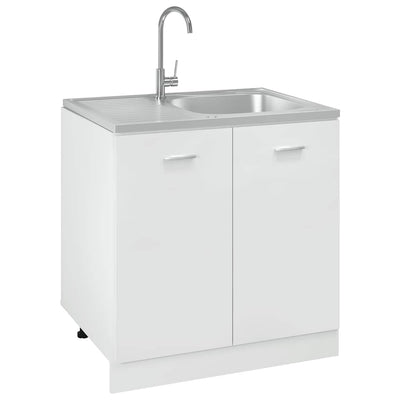 Tiskiallas viemärisarjalla hopea 800x600x155 mm ruostum. teräs