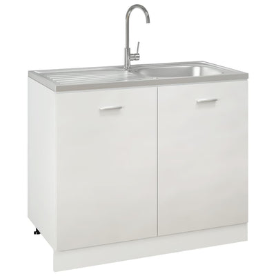 Tiskiallas viemärisarjalla hopea 1000x500x155 mm ruostum. teräs