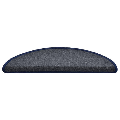 Tummanharmaa ja sininen porrasmatot Maurat 56x17x3cm (15 kpl)