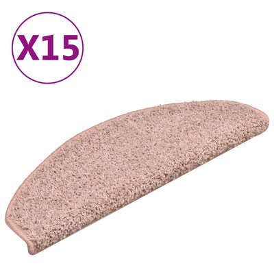 Porrasmatot 15 kpl vaalea pinkki 65x21x4 cm
