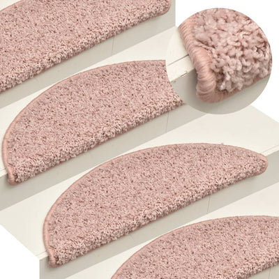 Porrasmatot 15 kpl vaalea pinkki 65x21x4 cm