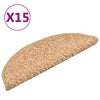 Portaiden matot 15 kpl 56x17x3 cm kultainen puolipyöreä