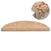 Portaiden matot 15 kpl 56x17x3 cm kultainen puolipyöreä