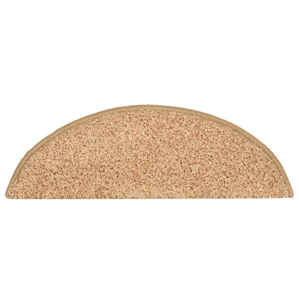 Portaiden matot 15 kpl 56x17x3 cm kultainen puolipyöreä