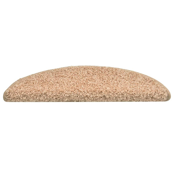 Portaiden matot 15 kpl 56x17x3 cm kultainen puolipyöreä