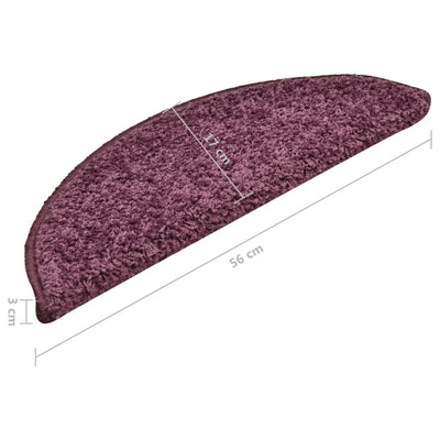 Porrasmatot 15 kpl tummanvioletti 56x17x3 cm
