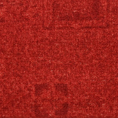 Itsekiinnittyvät porrasmatot 15 kpl punainen 65x21x4 cm