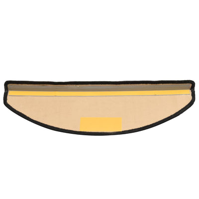 Itsekiinnittyvät porrasmatot 15 kpl musta ja harmaa 65x21x4 cm