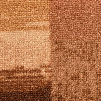 Itsekiinnittyvät porrasmatot 15 kpl ruskea 65x21x4 cm