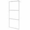 Walk-in suihkun seinäke kirkas ESG-lasi 100x195 cm