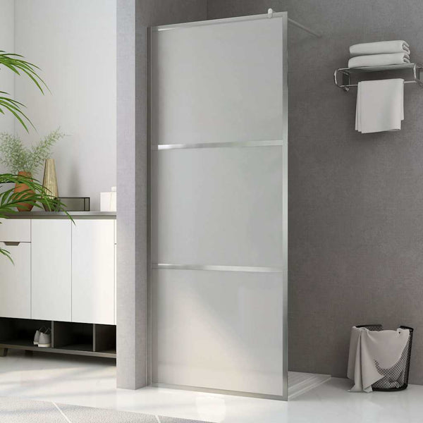 Walk-in suihkun seinäke huurrutettu ESG-lasi 80x195 cm