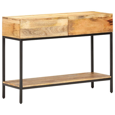 Sivupöytä 100x35x76 cm täysi mangopuu