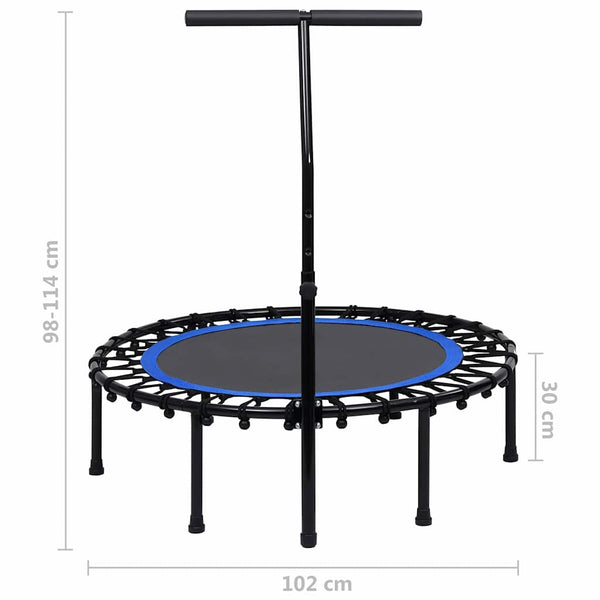 Fitness trampoliini kahvalla 102 cm