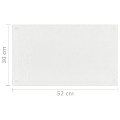 Läpinäkyvä leikkuulaudat Narcissa (2 kpl kuplakuvio karkaistu lasi)