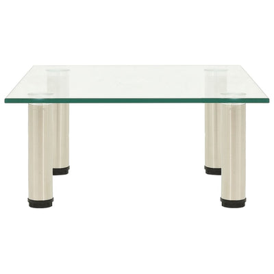 Läpinäkyvä tv-taso Wrabel 40x35x17cm (karkaistu lasi)