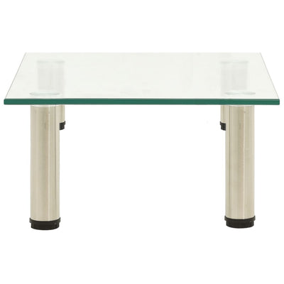 Läpinäkyvä tv-taso Wrabel 40x35x17cm (karkaistu lasi)