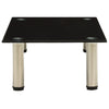 TV-taso musta 60x35x17 cm karkaistu lasi
