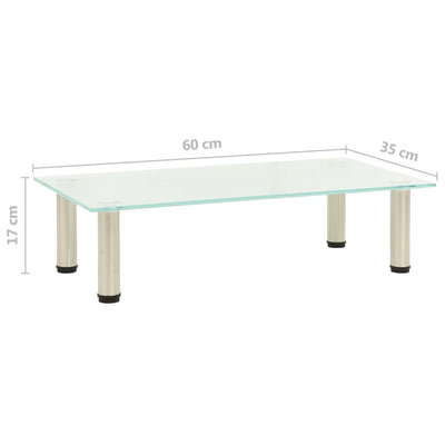 TV-taso himmeä 60x35x17 cm karkaistu lasi