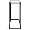 Läpinäkyvä konsolipöytä Lakiss 80x35x75cm (karkaistu lasi)