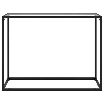 Konsolipöytä läpinäkyvä 100x35x75 cm karkaistu lasi