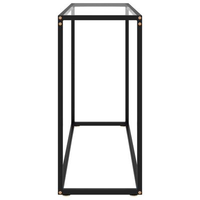Konsolipöytä läpinäkyvä 100x35x75 cm karkaistu lasi