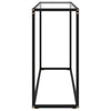 Läpinäkyvä konsolipöytä Lakiss 100x35x75cm (karkaistu lasi)