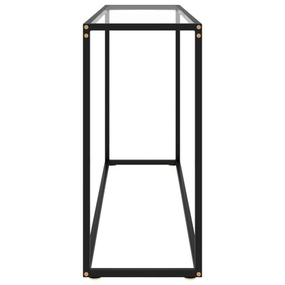 Läpinäkyvä konsolipöytä Lakiss 120x35x75cm (karkaistu lasi)