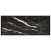 TV-taso musta mustalla marmorilasilla 100x40x40 cm