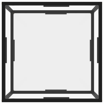 Läpinäkyvä sohvapöytä Anidorin 60x60x35cm (karkaistu lasi)