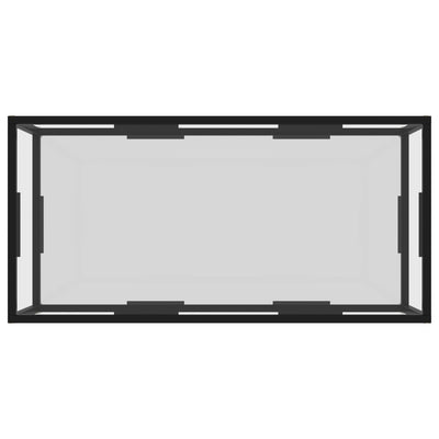 Läpinäkyvä sohvapöytä Anidorin 100x50x35cm (karkaistu lasi)