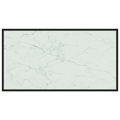 Sohvapöytä valkoinen 120x60x35 cm karkaistu lasi