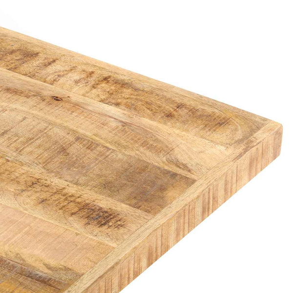 Ruokapöytä X-muotoisilla jaloilla 200x100x77 cm täysi mangopuu