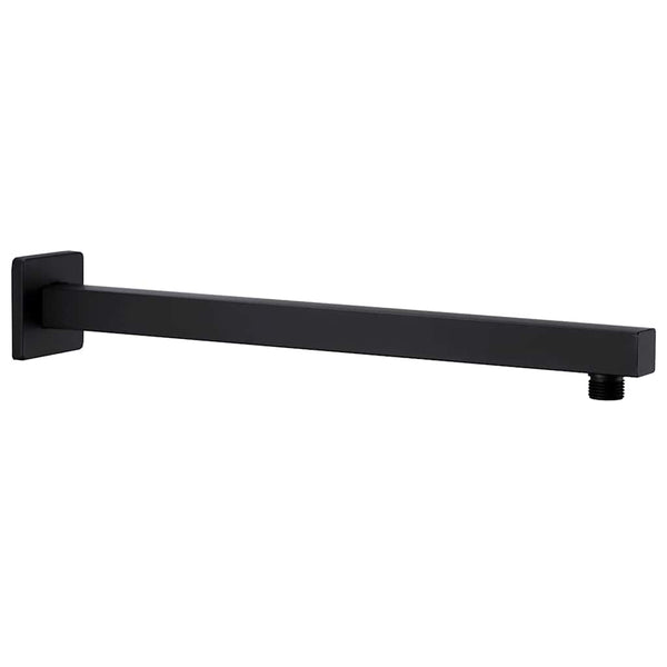 Suihkun tukivarsi 201 ruostumaton teräs musta 40 cm