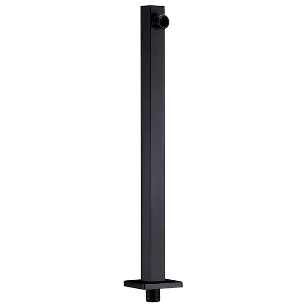 Suihkun tukivarsi 201 ruostumaton teräs musta 40 cm