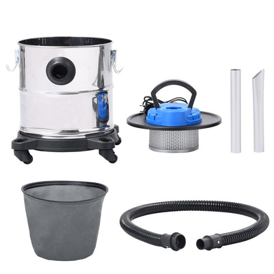 Tuhkaimuri HEPA suodattimella 1200 W 20 L ruostumaton teräs