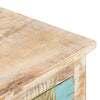 Sohvapöytä 100x55x40 cm karkea akaasiapuu