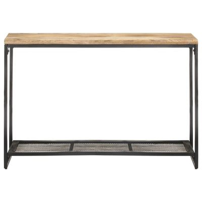 Konsolipöytä 110x35x75 cm täysi mangopuu