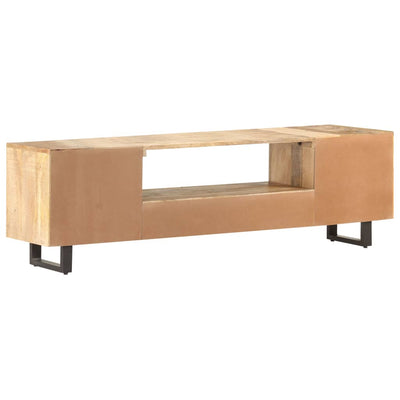 TV-taso 160x30x45 cm täysi mangopuu