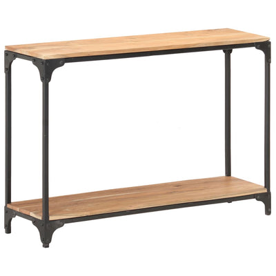 Konsolipöytä 110x30x75 cm täysi akaasiapuu