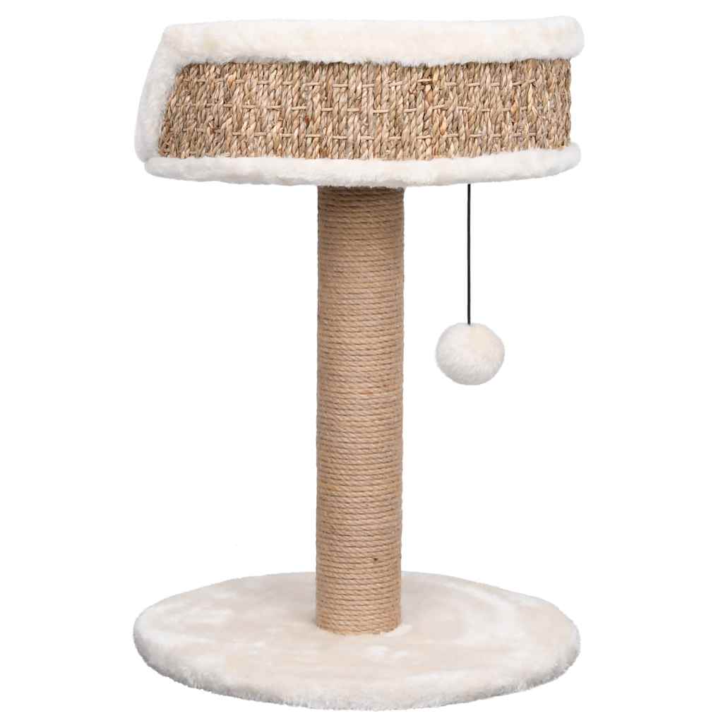 Kissan kiipeilypuu raapimispylväällä Hyrum 49cm (meriheinä)