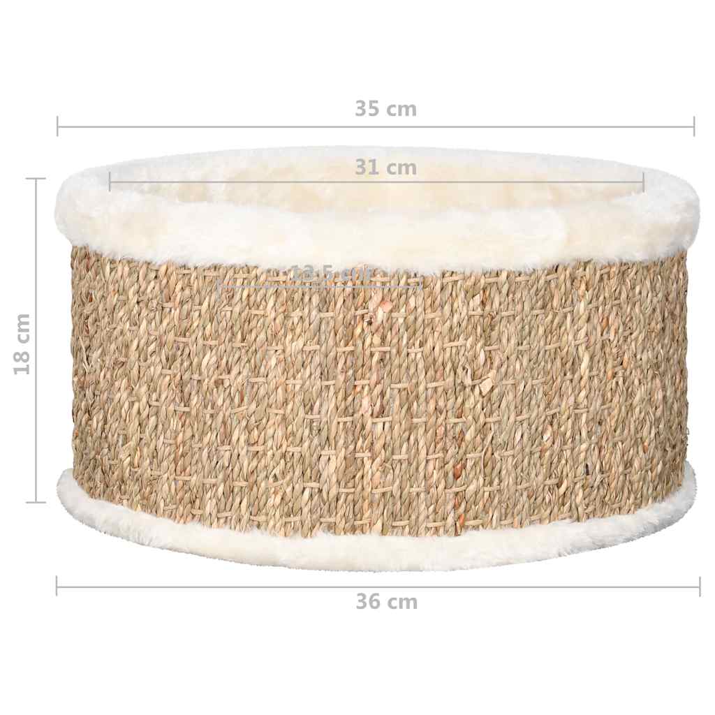 Pyöreä kissankori Zorka 36cm (meriheinä)
