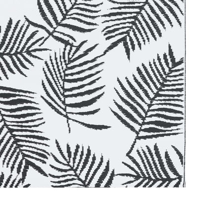 Mustavalkoinen ulkomatto Marianovici 160x230cm (pp)