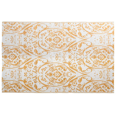 Oranssi ja valkoinen ulkomatto Marianovici 190x290cm (pp)