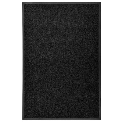 Ovimatto pestävä musta 60x90 cm